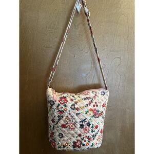 Vera Bradley Prairie Paisley Purse Quilt Hipster Crossbody Shoulder Bag Recycled